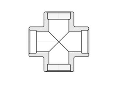 ASME B16.11 Socket Weld Cross Dimensions 承插焊接十字尺寸