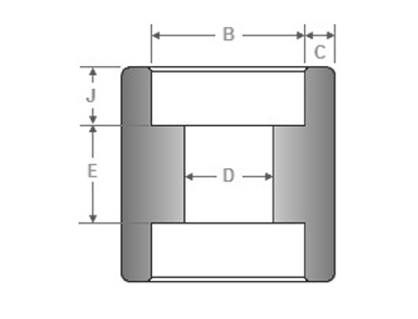 ASME B16.11 Socket Weld Full Coupling Dimensions ASME B16.11承插焊接全耦合尺寸